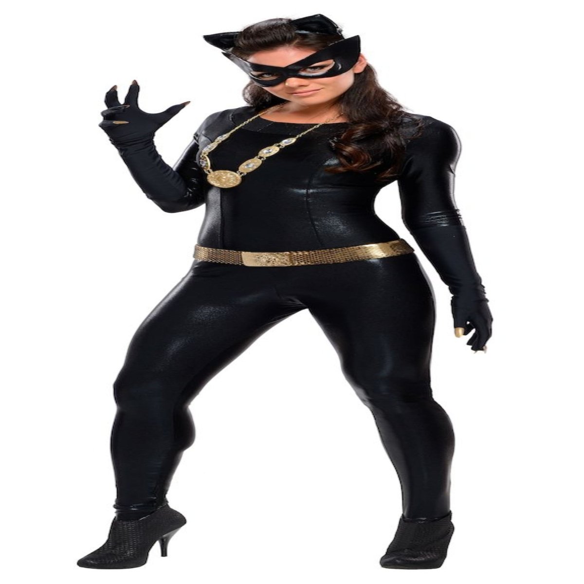Catwoman Rubies Classic 1966 Batman TV Grand Heritage Adult Halloween  Costume Sm