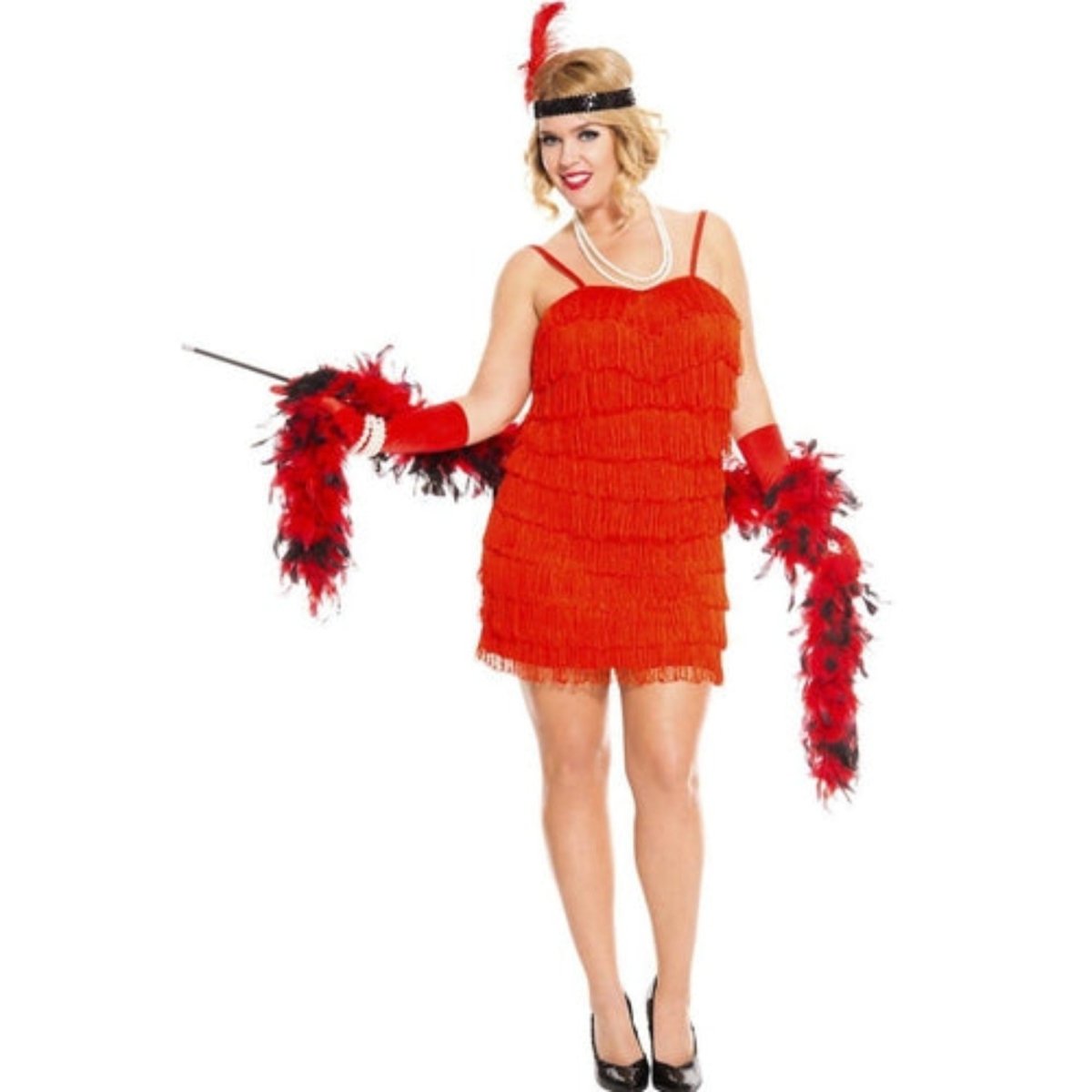1920's Flaming Flapper Costume - worldclasscostumes