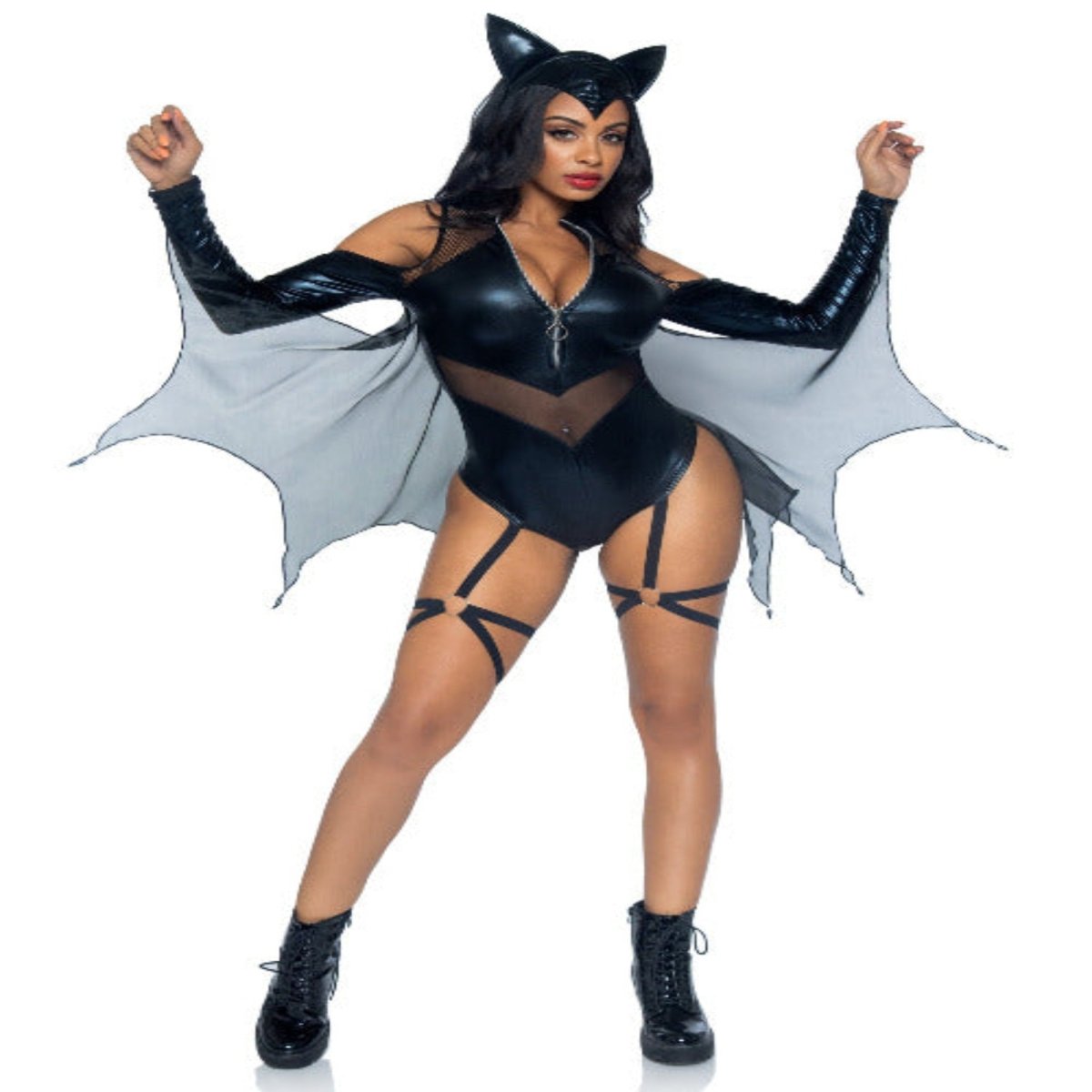 2 PC Midnight Bat Costume - worldclasscostumes