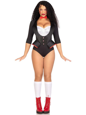 2 PC Pretty Puppet, includes tuxedo bodysuit and bow tie. - worldclasscostumes