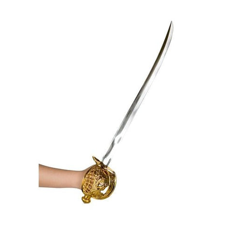 25 Inch Pirate Sword with Round Handle - worldclasscostumes