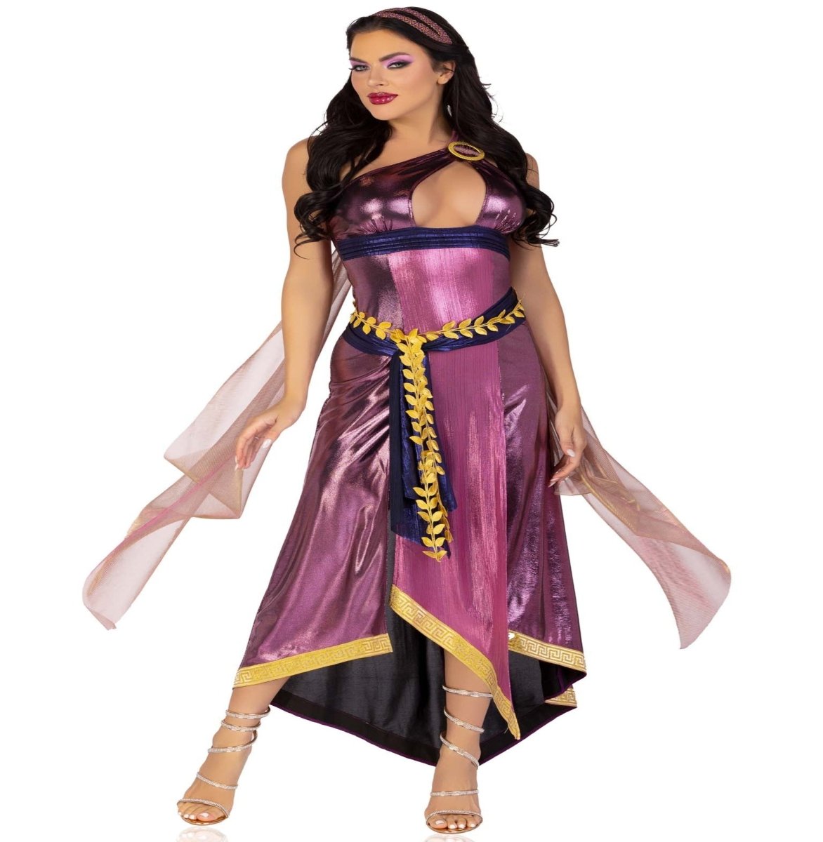 3 PC Amethyst Goddess Costume - worldclasscostumes