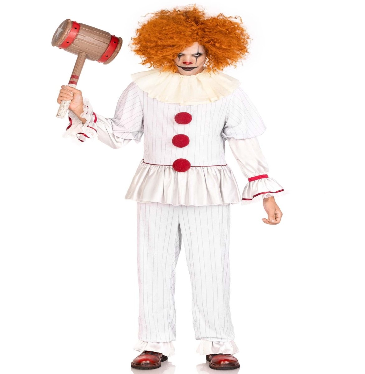 3 PC Killer Clown Unisex Costume - worldclasscostumes