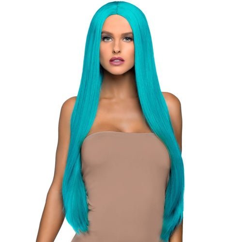 33 Inch Long straight center part wig - worldclasscostumes