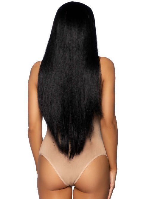 33 Inch Long straight center part wig - worldclasscostumes