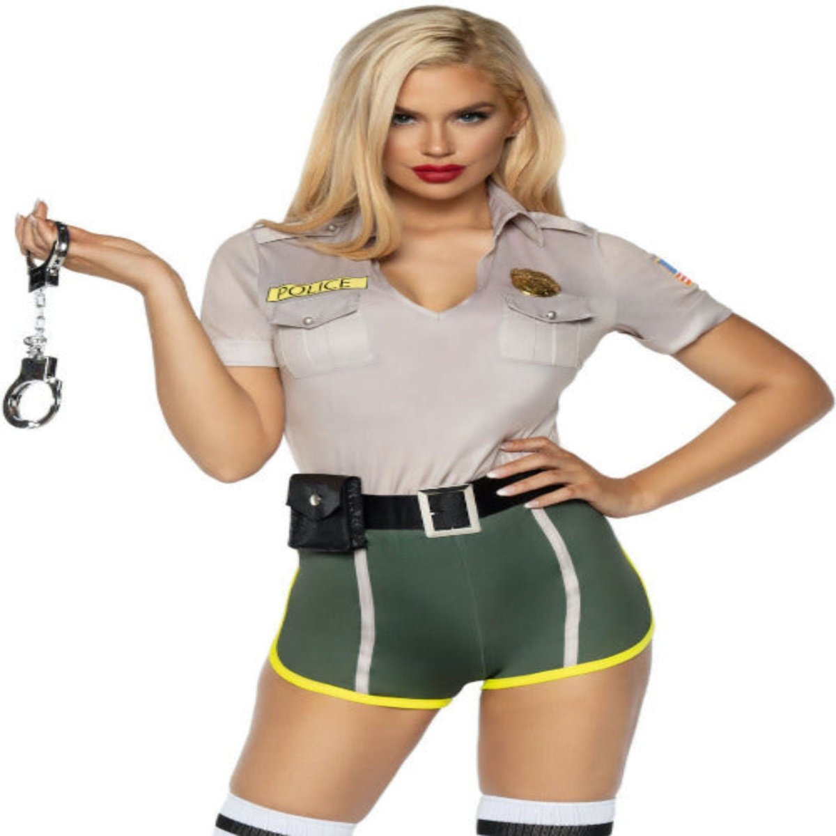4 PC Hot Cop Costume - worldclasscostumes