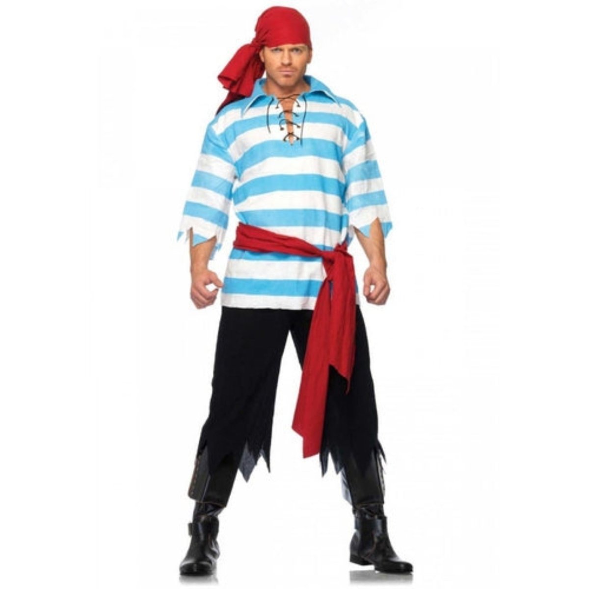 4 PC Mens Pillaging Pirate Costume - worldclasscostumes