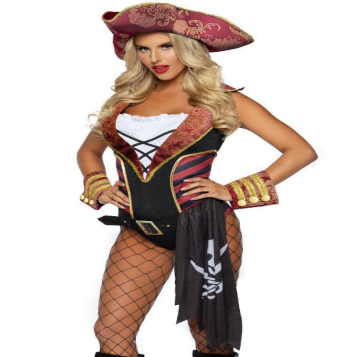 4 PC Sultry Swashbuckler Costume - worldclasscostumes