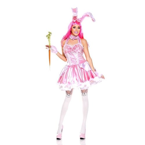 5 PC Bunny Babe Womens Costume - worldclasscostumes