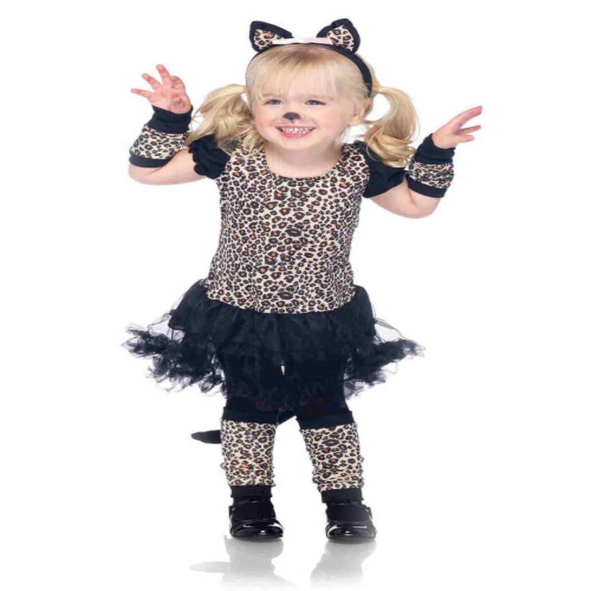 5 PC Little Leopard Girls Costume - worldclasscostumes