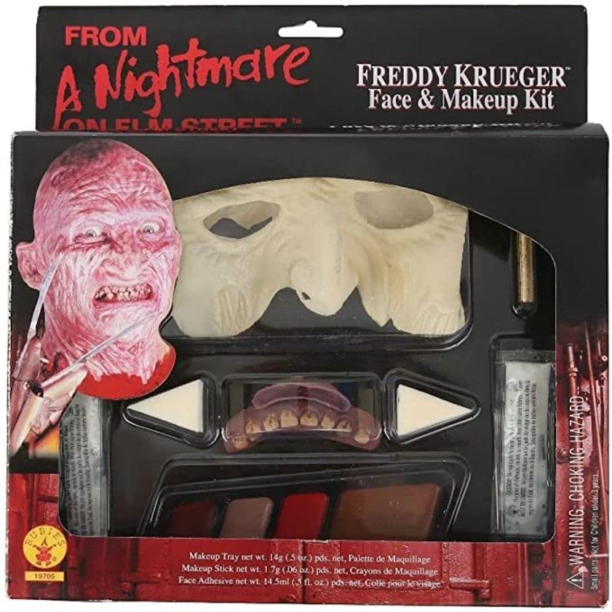 A Nightmare On Elm Street Freddy Krueger Makeup Kit - worldclasscostumes