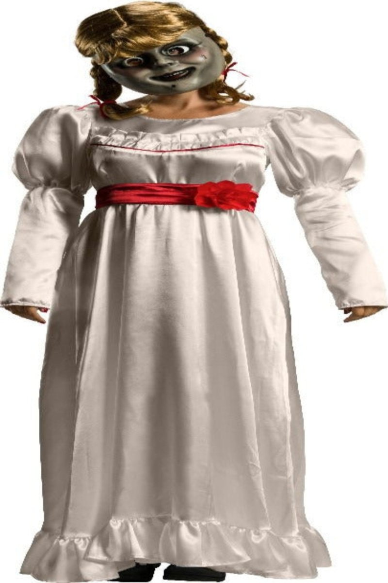 Adult Annabelle Comes Home Deluxe Annabelle Costume - worldclasscostumes