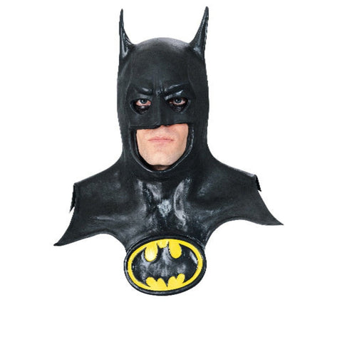 Adult Batman Mask with Cowl and Logo - worldclasscostumes