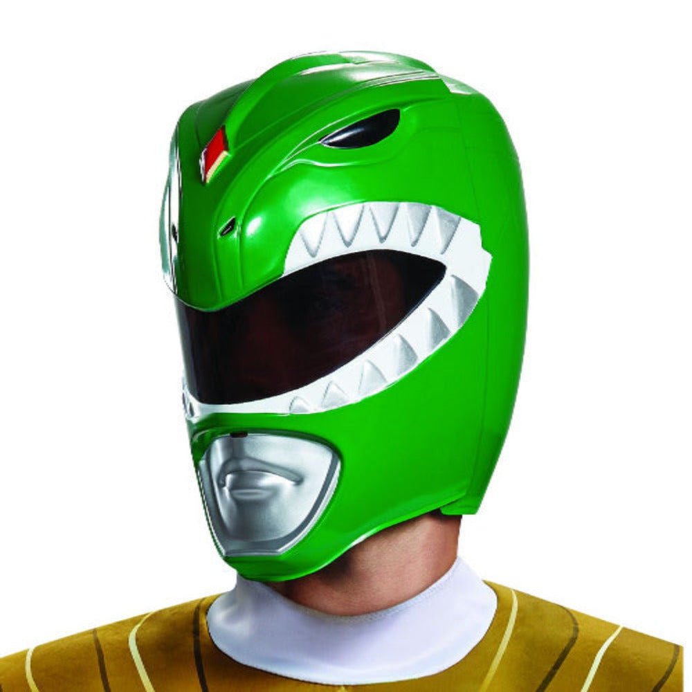 Adult Green Ranger Helmet - worldclasscostumes