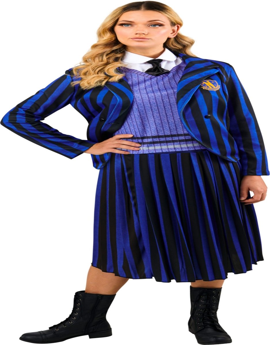Adult Nevermore Academy Uniform Costume - worldclasscostumes