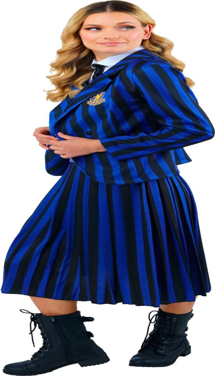 Adult Nevermore Academy Uniform Costume - worldclasscostumes