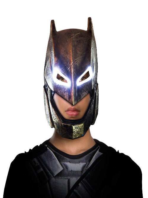 Armored Adult Batman Light-Up Mask - worldclasscostumes
