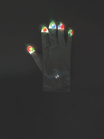 Black LED Light-Up Gloves - worldclasscostumes