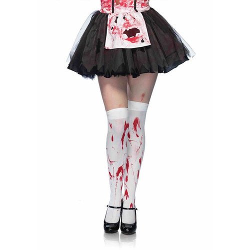 Bloody Zombie Thigh Highs - worldclasscostumes