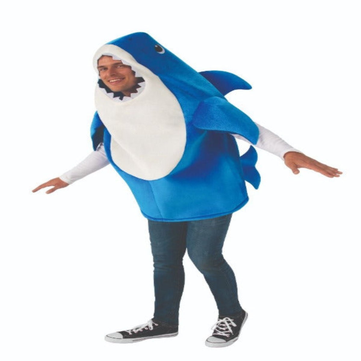 Buy Adult Baby Shark Daddy Shark Costume - worldclasscostumes