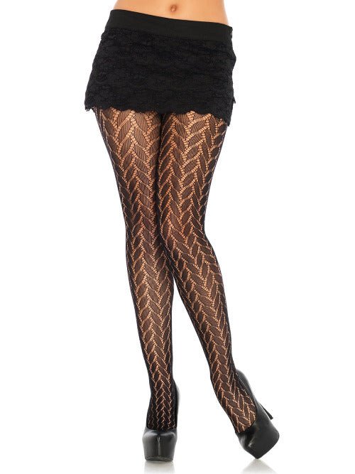Cindy Plaited Lace Tights - worldclasscostumes