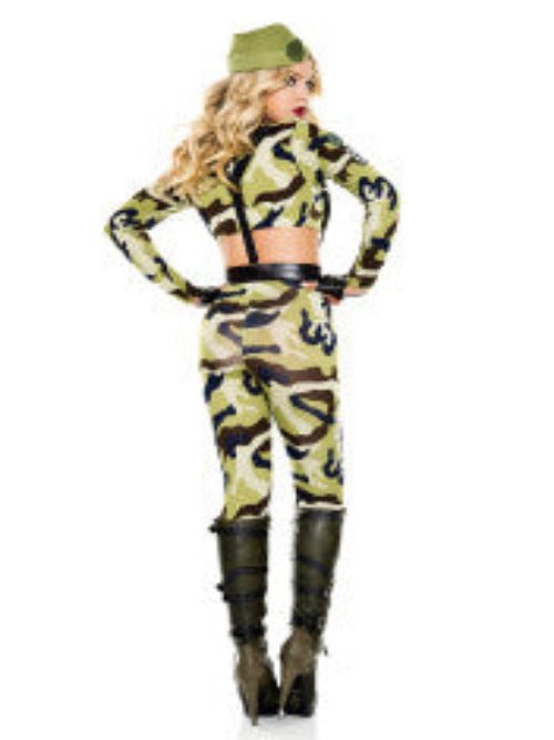 Commando Soldier Womens Costume - worldclasscostumes