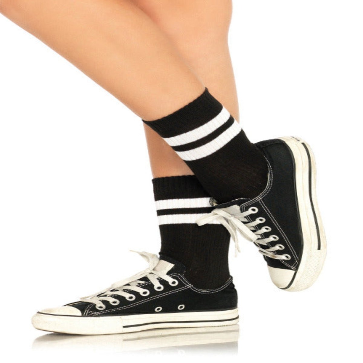 Corrie Athletic Striped Ankle Socks - worldclasscostumes