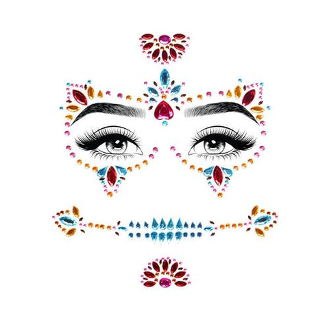 Day of the Dead Jewels Sticker - worldclasscostumes