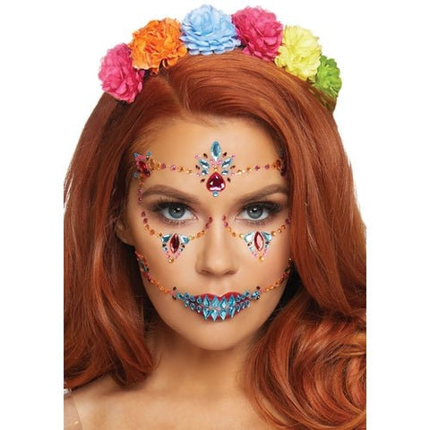 Day of the Dead Jewels Sticker - worldclasscostumes