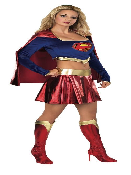 DC Comics Secret Wishes Deluxe Supergirl Adult Costume - worldclasscostumes