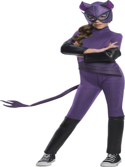 DC Super Hero Girls Catwoman Costume for Kids - worldclasscostumes