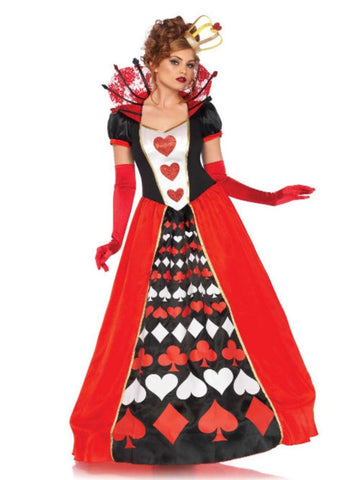 Deluxe Queen Of Hearts Costume - worldclasscostumes