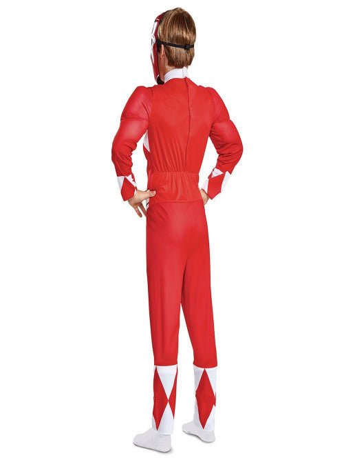 Disguise Red Ranger Muscle Costume, Official Power Rangers Costume with Mask - worldclasscostumes