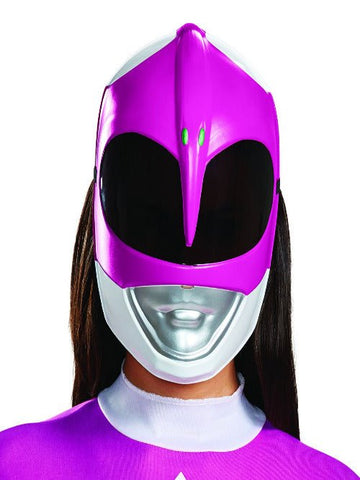Disguise Women's Pink Ranger Adult Mask - worldclasscostumes