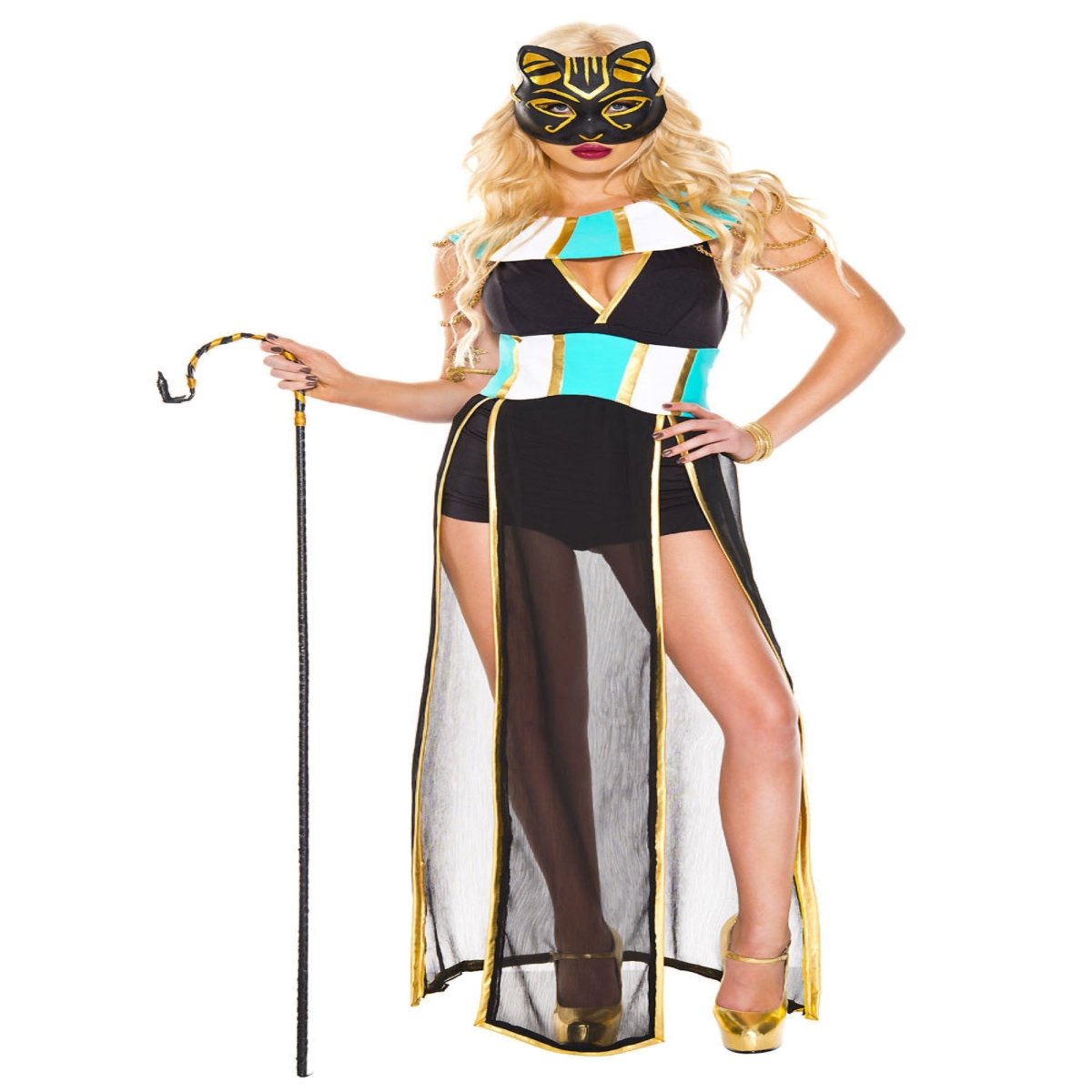 Elegant Egyptian Women Bastet Costume - worldclasscostumes