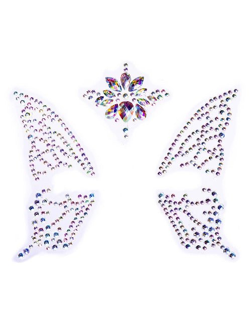 Fairy adhesive face jewels sticker - worldclasscostumes