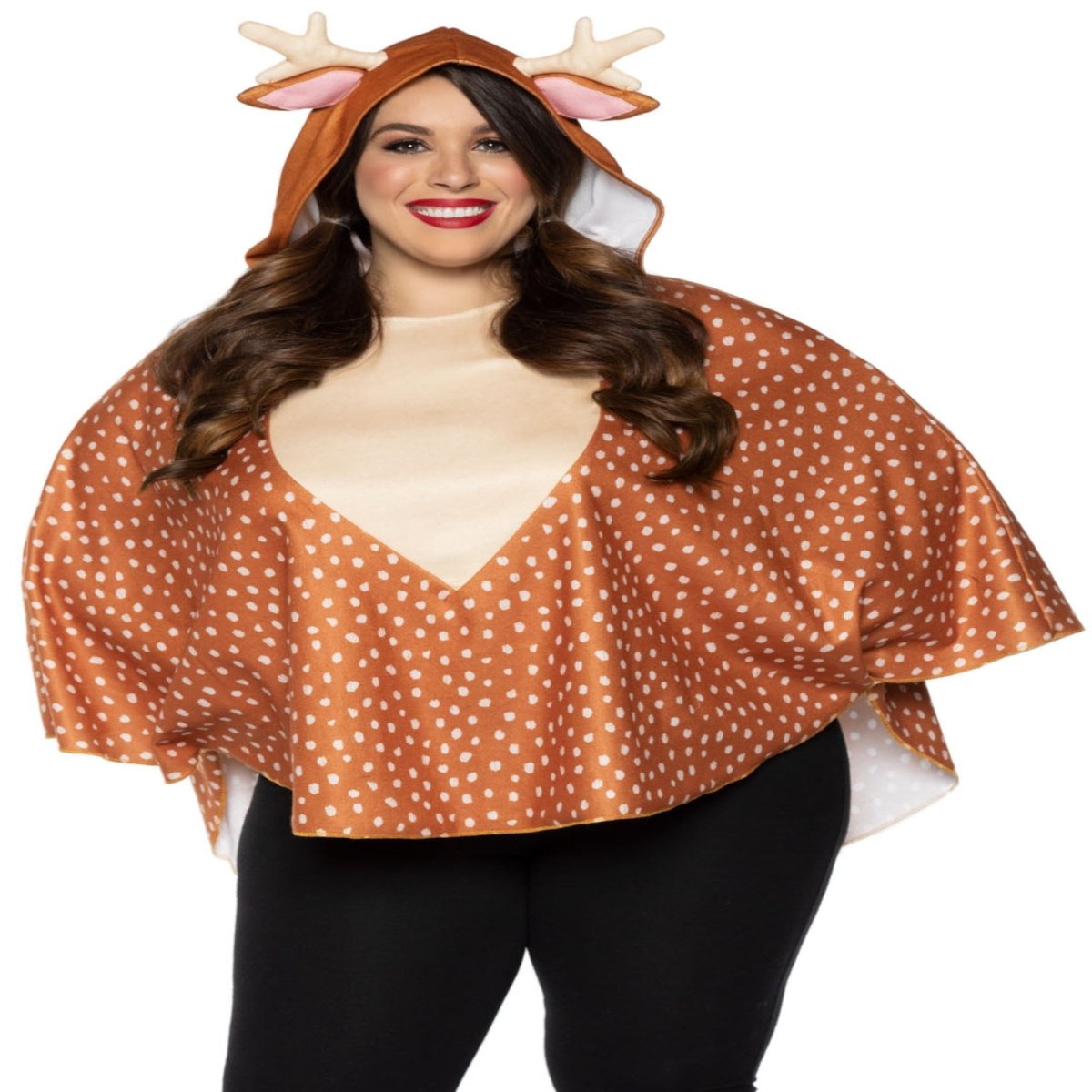 Fawn Poncho Animal Costume With Hood - worldclasscostumes