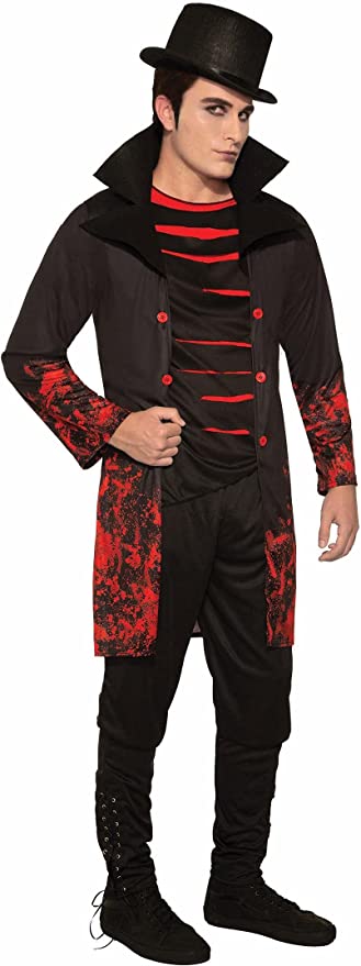 Forum Men's Immortal Prince Costume, Black/Red, - worldclasscostumes