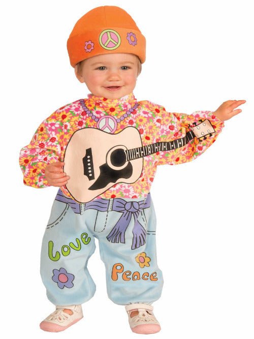 Forum Novelties Baby Boy's Lil' Rock Star Baby Hippie Costume - worldclasscostumes