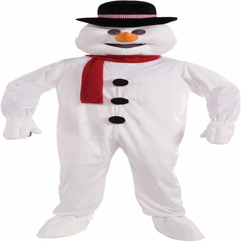 Forum Novelties Men's Plush Snowman Mascot Costume - worldclasscostumes