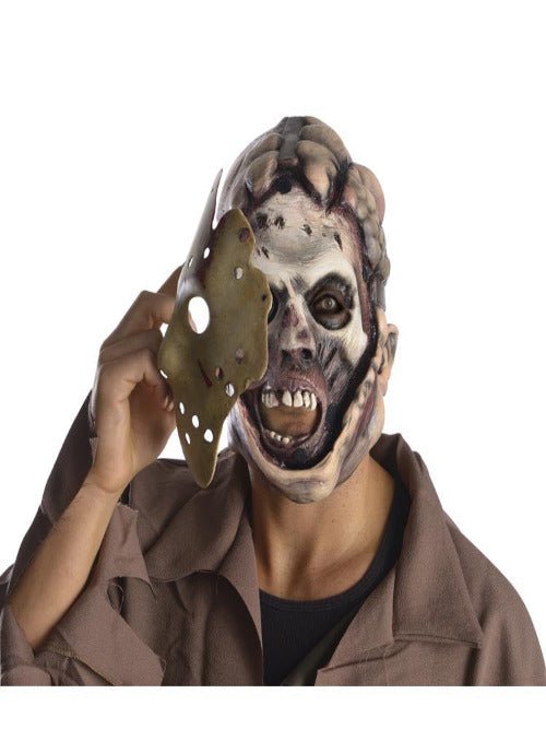 Friday The 13th Jason Double Adult Mask - worldclasscostumes