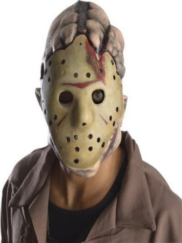 Friday The 13th Jason Double Adult Mask - worldclasscostumes