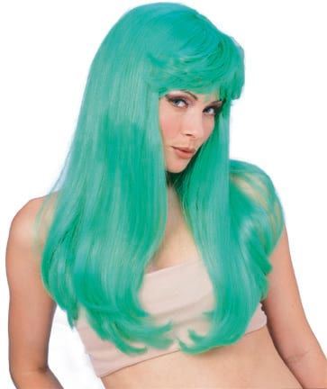 Glamour Wig Green - worldclasscostumes