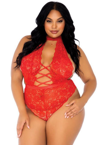 Insatiable Crotchless Lace Teddy - worldclasscostumes