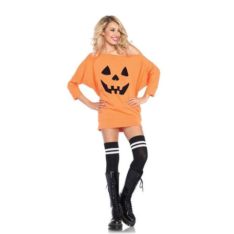 Jersey Halloween Pumpkin Dress - worldclasscostumes