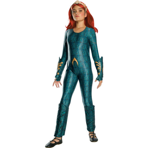 Kids Aquaman Deluxe Mera Costume - worldclasscostumes