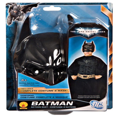 Kids Batman Action Suit Set – Batman: Dark Knight Trilogy - worldclasscostumes