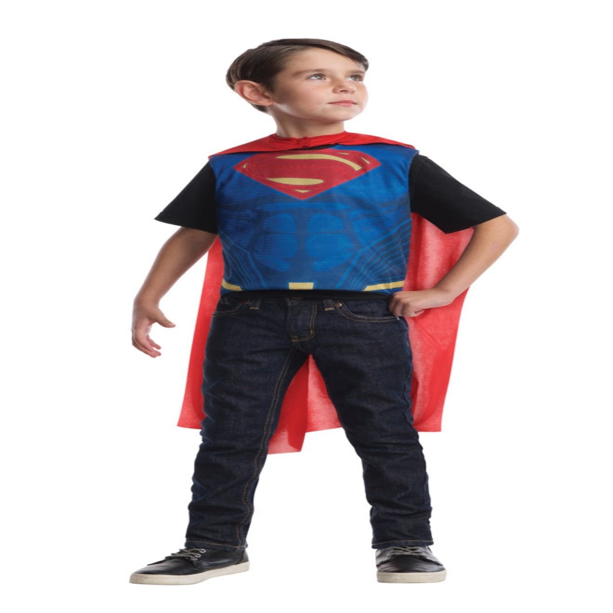 Kids Batman V Superman Reversible Costume Top Set - worldclasscostumes