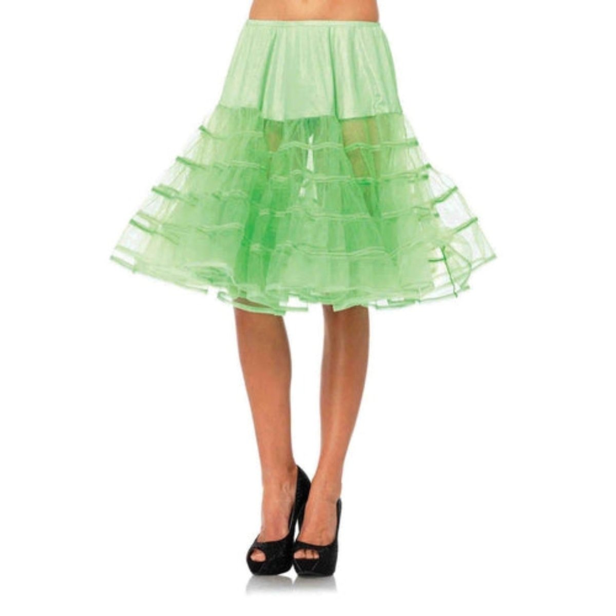 Knee Length Layered Petticoat Costume Skirt - worldclasscostumes