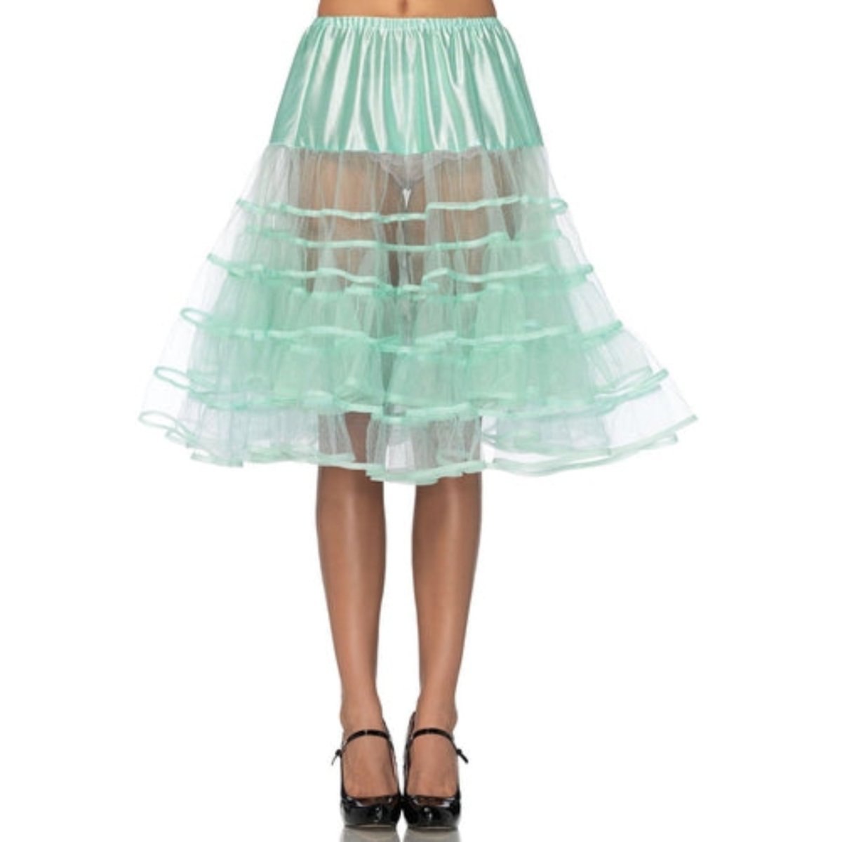Knee Length Layered Petticoat Costume Skirt - worldclasscostumes